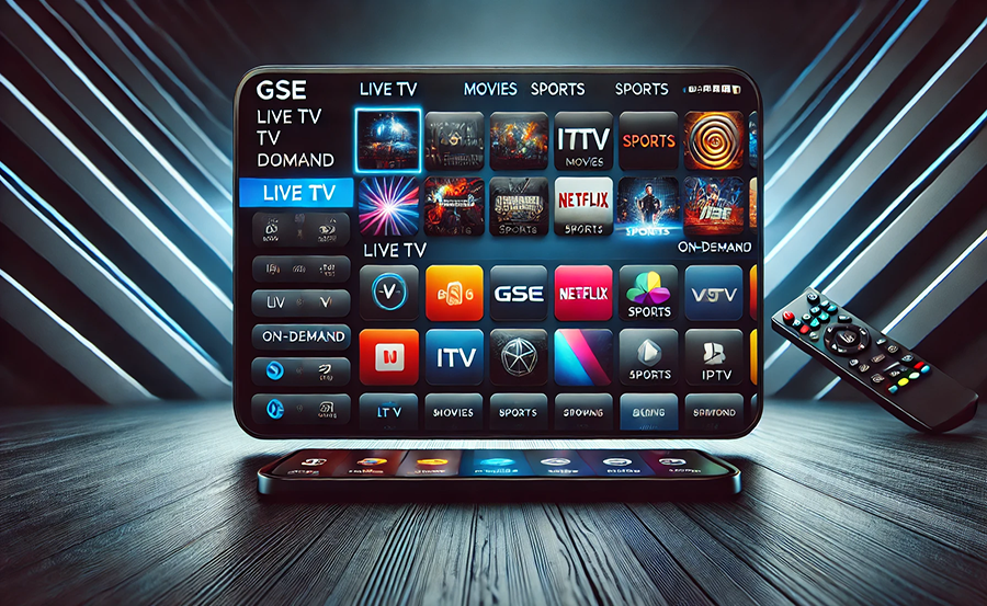 Exploring the User Interface of Gse IPTV Application